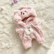 Load image into Gallery viewer, Cozy Winter Bear Onesie For 17cm Labubu Dolls Fashionable Clothes Animal-themed Doll Clothes Dolls Mini Fashion Accessories
