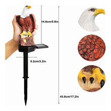 Load image into Gallery viewer, Solar Resin Eagle Lawn Lamp Outdoor LED Ground Lamp Decorative Lamp Garden Lawn Decorative Lamps
