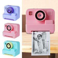 Load image into Gallery viewer, Instant Print Portable Camera with Large Screen 40MP Clarity Compact Portable Multifunctional Kids Camera with Color Pens Set
