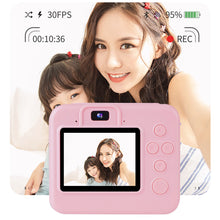 Load image into Gallery viewer, Instant Print Portable Camera with Large Screen 40MP Clarity Compact Portable Multifunctional Kids Camera with Color Pens Set

