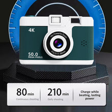 Load image into Gallery viewer, HD Retro Digital Camera 16x Digital Zoom Video WIFI Wireless Transmission Mini Photography Camera for Travel Students Compact
