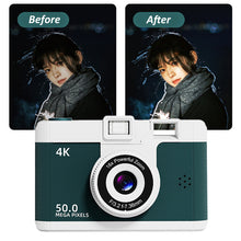 Load image into Gallery viewer, HD Retro Digital Camera 16x Digital Zoom Video WIFI Wireless Transmission Mini Photography Camera for Travel Students Compact
