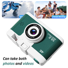 Load image into Gallery viewer, HD Retro Digital Camera 16x Digital Zoom Video WIFI Wireless Transmission Mini Photography Camera for Travel Students Compact
