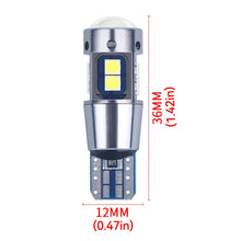 Load image into Gallery viewer, T10 Car LED Canbus No Error 5W5 DC 12V 3030 10SMD Interior Side Light Marker Parking Bulb Auto Driving License Plate Bulbs Super Bright

