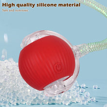 Load image into Gallery viewer, Cat Interactive Ball Toys Automatic Rolling Ball Faux Tail Electric Cat Toys Rechargeable Self-moving Kitten Toys
