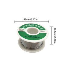 Load image into Gallery viewer, 15/85 Solder Wire 1.0mm Rosin Core Tin Solder Wire Soldering Welding Flux 2.2% Iron Wire Reel 50g
