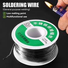 Load image into Gallery viewer, 15/85 Solder Wire 1.0mm Rosin Core Tin Solder Wire Soldering Welding Flux 2.2% Iron Wire Reel 50g
