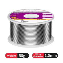 Load image into Gallery viewer, 60/40 Solder Wire 0.8/1.0mm Rosin Core Tin Solder Wire Soldering Welding Flux 1.6% Iron Wire Reel 50g/100g
