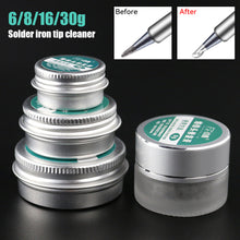 Load image into Gallery viewer, 6-30g Soldering Iron Tip Refresher Paste Oxide Solder Iron Tip Refresh Tip Tinner Activator Non-stick Tin Solder Cream Clean
