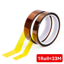 Load image into Gallery viewer, 10ft 5-40mm Professional Heat Resistant High Temperature Insulation Electronics Industry Welding Polyimide Tape Wear-resistant
