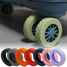 Load image into Gallery viewer, Thicken Texture Silicone Wheels Protector For Luggage Reduce Noise Travel Luggage Wheels Cover Luggage Accessories
