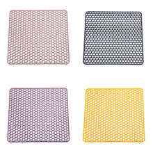 Load image into Gallery viewer, Silicone Dining Table Mat Thickened Bowl Plate Pot Mat Heat-resistant Easy To Clean Insulated Sink Bottom Protection Drain Mat
