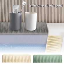 Load image into Gallery viewer, Silicone Flow Guide Drain Pad Slope Drain Pad Simple Bowl and Dish Drying Filter Pad Thermal Insulation Pad
