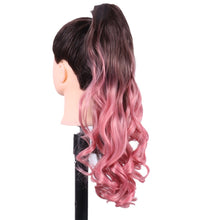 Load image into Gallery viewer, Hair Extensions Ponytail Wigs 18 Inch Long Curly Hair Fluffy Natural Synthetic Hair Extensions
