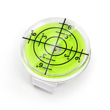 Load image into Gallery viewer, 1PC Portable Plastic Golf Mark High Precision Bubble Level Cap Clamp Magnet Adsorbing Golf Supplies
