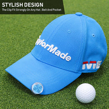 Load image into Gallery viewer, 1PC Portable Plastic Golf Mark High Precision Bubble Level Cap Clamp Magnet Adsorbing Golf Supplies

