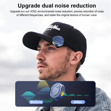 Load image into Gallery viewer, Wireless Button Microphone With Magnetic Back Clip Live Intelligent Noise Reduction Radio Microphone Lightning Type-C Interface
