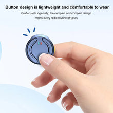 Load image into Gallery viewer, Wireless Button Microphone With Magnetic Back Clip Live Intelligent Noise Reduction Radio Microphone Lightning Type-C Interface

