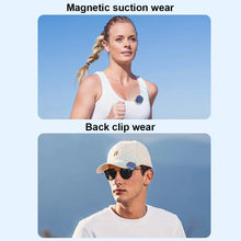 Load image into Gallery viewer, Wireless Button Microphone With Magnetic Back Clip Live Intelligent Noise Reduction Radio Microphone Lightning Type-C Interface
