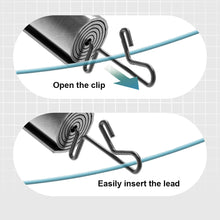 Load image into Gallery viewer, 100PCS Anti-Flowing Water Running Lead Buckle No-Adjustment Float Seat Fast Put On The Lead Buckle Fishing Accessories
