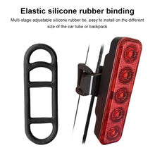 Load image into Gallery viewer, 1PC Bike 5 LED Variable Taillight Balance Car Helmet Backpack Strap Warning Light Type-C Charging Riding Equipment
