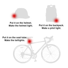 Load image into Gallery viewer, 1PC Bike 5 LED Variable Taillight Balance Car Helmet Backpack Strap Warning Light Type-C Charging Riding Equipment
