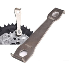 Load image into Gallery viewer, 1PC Mountain Bike Tooth Plate Nail Fixed Wrench Slotted Screw Tooth Plate Nail Removal Tool Bicycle Maintenance Supplies
