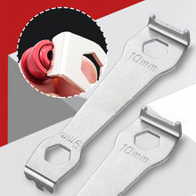 Load image into Gallery viewer, 1PC Mountain Bike Tooth Plate Nail Fixed Wrench Slotted Screw Tooth Plate Nail Removal Tool Bicycle Maintenance Supplies
