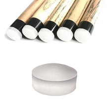 Load image into Gallery viewer, 5PCS 13/13.5/14MM Billiard Cue Tip Non-Slip Wear-Resistant Rigid Transparent Electric Wood Cue Tip For Jumping Rod Billiard Supplies
