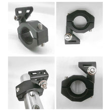 Load image into Gallery viewer, Aluminum Alloy Motorcycle Brackets Bumper Spotlight Auxiliary Lamp Bracket LED Head Light Mount Tube Modified Clamp Mount Kit
