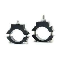Load image into Gallery viewer, Motorcycle LED Light Brackets Bumper Spotlight Auxiliary Lamp Bracket Head Light Mount Tube Modified Clamp Mount Kit
