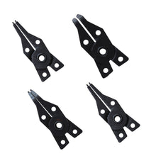 Load image into Gallery viewer, 4 in 1 Multifunctional Multi Crimp Removable Plier Head Circlip Pliers Set Snap Ring Pliers Retaining Circlip Pliers Hand Tools Kit
