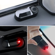 Load image into Gallery viewer, Car LED Solar Powered Wireless Anti-Theft Caution Lamp with Aromatherapy Flashing Light LED Alarm Fake Anti-theft Decorative Light
