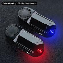Load image into Gallery viewer, Car LED Solar Powered Wireless Anti-Theft Caution Lamp with Aromatherapy Flashing Light LED Alarm Fake Anti-theft Decorative Light
