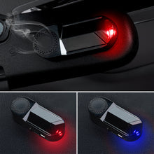 Load image into Gallery viewer, Car LED Solar Powered Wireless Anti-Theft Caution Lamp with Aromatherapy Flashing Light LED Alarm Fake Anti-theft Decorative Light
