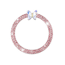 Load image into Gallery viewer, Crystal Car Onekey Start Button Decoration Ring with Diamond Rhinestone Circle Start Stop Switch Ring Car Interior Accessories
