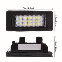Load image into Gallery viewer, 1/2PCS 6000k Car License plate Light White No Error Led Number License Plate Light For BMW E39 E60 E90 E91 E92 E61 E60 E70 E71
