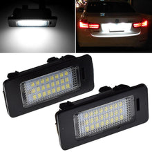 Load image into Gallery viewer, 1/2PCS 6000k Car License plate Light White No Error Led Number License Plate Light For BMW E39 E60 E90 E91 E92 E61 E60 E70 E71
