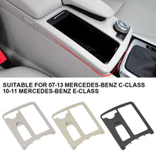 Load image into Gallery viewer, Car Central Console Drink Cup Holder Cover Shutter Outer Frame Cover Left Hand For Mercedes Benz W204 C C180 C200 C220
