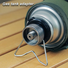 Load image into Gallery viewer, 1PC Cassette Stove Gas Tank Adapter With Support Anti-Rolling Anti-Leakage Self-Locking Device Outdoor Camping Stove Accessories
