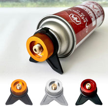 Load image into Gallery viewer, 1PC Multi-Functional Outdoor Gas Tank Support Adapter With Anti-Leakage Self-Locking Device Camping Accessories
