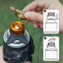 Load image into Gallery viewer, 1PC Multi-Functional Outdoor Gas Tank Support Adapter With Anti-Leakage Self-Locking Device Camping Accessories
