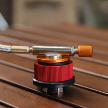 Load image into Gallery viewer, 1PC Multi-Functional Outdoor Gas Tank Support Adapter With Anti-Leakage Self-Locking Device Camping Accessories
