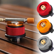 Load image into Gallery viewer, 1PC Multi-Functional Outdoor Gas Tank Support Adapter With Anti-Leakage Self-Locking Device Camping Accessories
