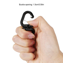 Load image into Gallery viewer, 1PC Outdoor Multi-Function 360° Rotatable Hook Type S Hiking Backpack Buckle For Flashlight Camping Gadgets
