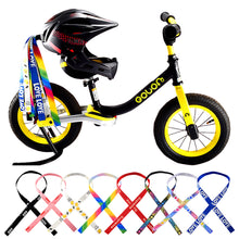 Load image into Gallery viewer, 1PC Children's Helmet Decorative Streamers Creative Dreadlocks DIY Accessories Bicycle Balance Bike Handlebar Streamers
