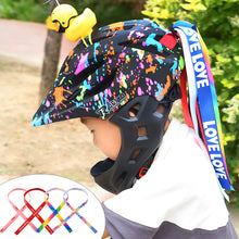 Load image into Gallery viewer, 1PC Children's Helmet Decorative Streamers Creative Dreadlocks DIY Accessories Bicycle Balance Bike Handlebar Streamers
