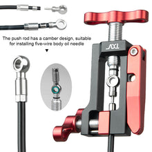 Load image into Gallery viewer, Bicycle Push-In Oil Needle Installation Tool Integrated Tubing Cutting Tool Five-Wire Body Installation Bicycle Repair Tool
