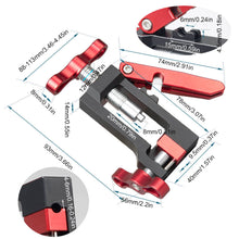 Load image into Gallery viewer, Bicycle Push-In Oil Needle Installation Tool Integrated Tubing Cutting Tool Five-Wire Body Installation Bicycle Repair Tool

