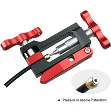 Load image into Gallery viewer, Bicycle Push-In Oil Needle Installation Tool Integrated Tubing Cutting Tool Five-Wire Body Installation Bicycle Repair Tool
